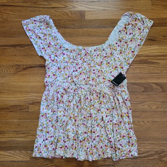 NWT TORRID | Cinched Waist Babydoll Tank Top Super Soft Knit | Sz. 0/L/12 - Picture 4 of 9